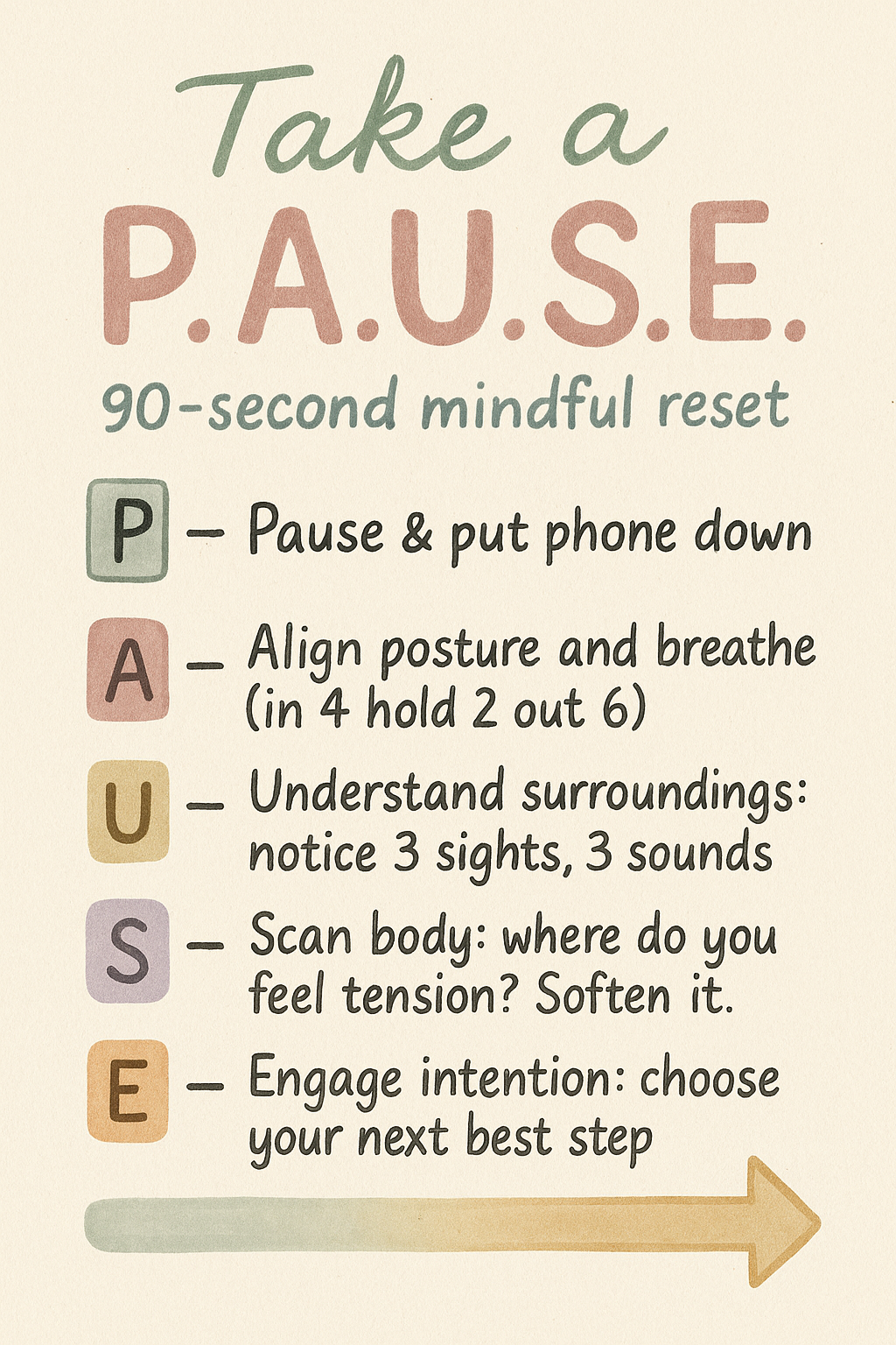 Take a Pause card